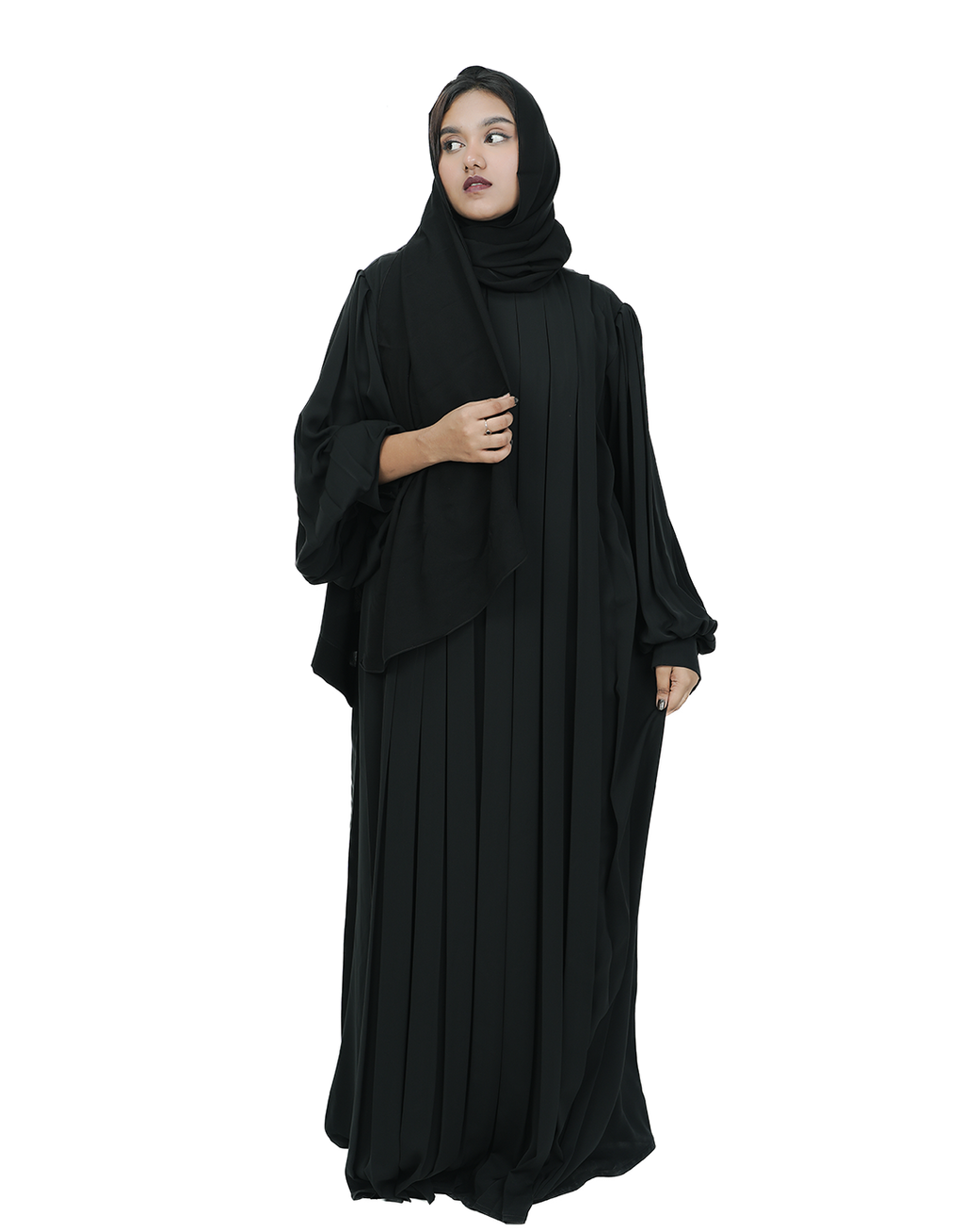 THE CASCADE PLEAT ABAYA