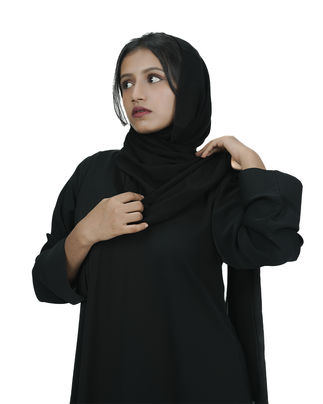 THE ESSENTIAL V NECK ABAYA