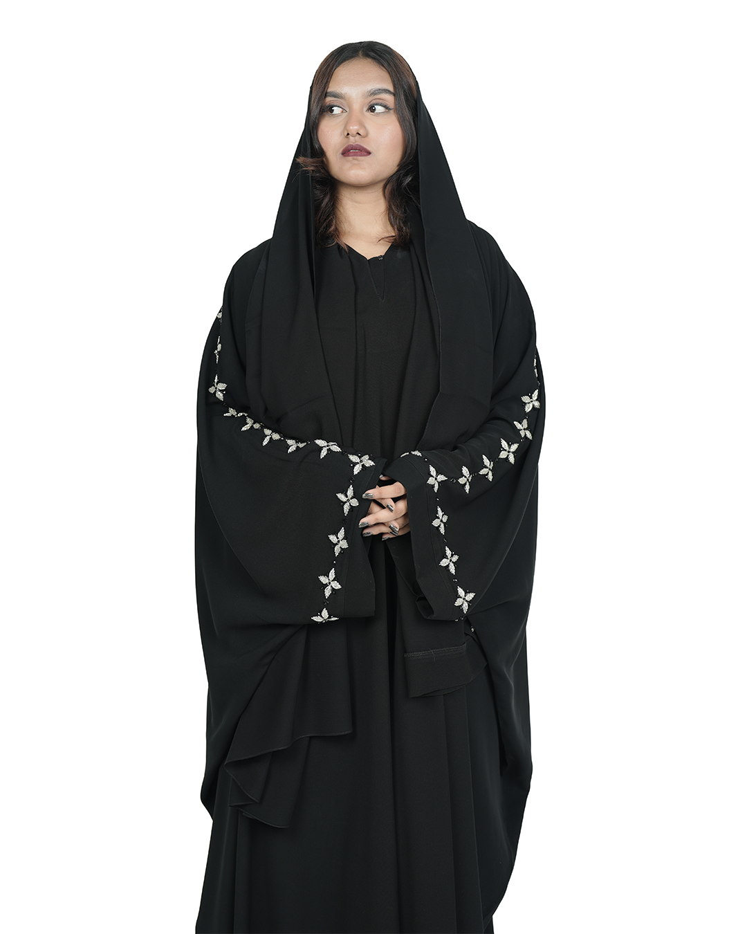 THE SILVER JASMIN KAFTAN