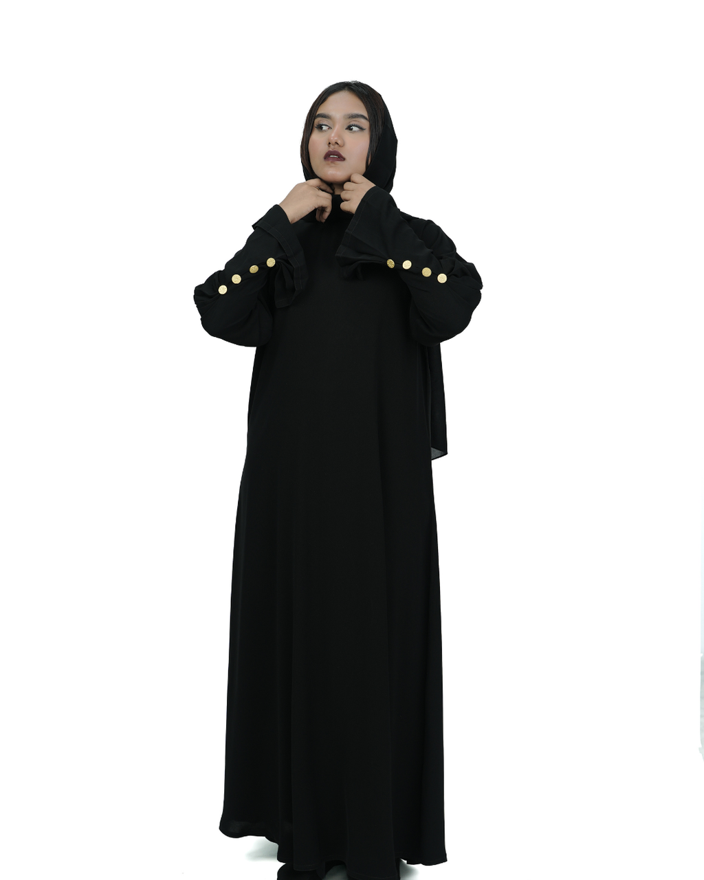 THE TULIP CUFF ABAYA
