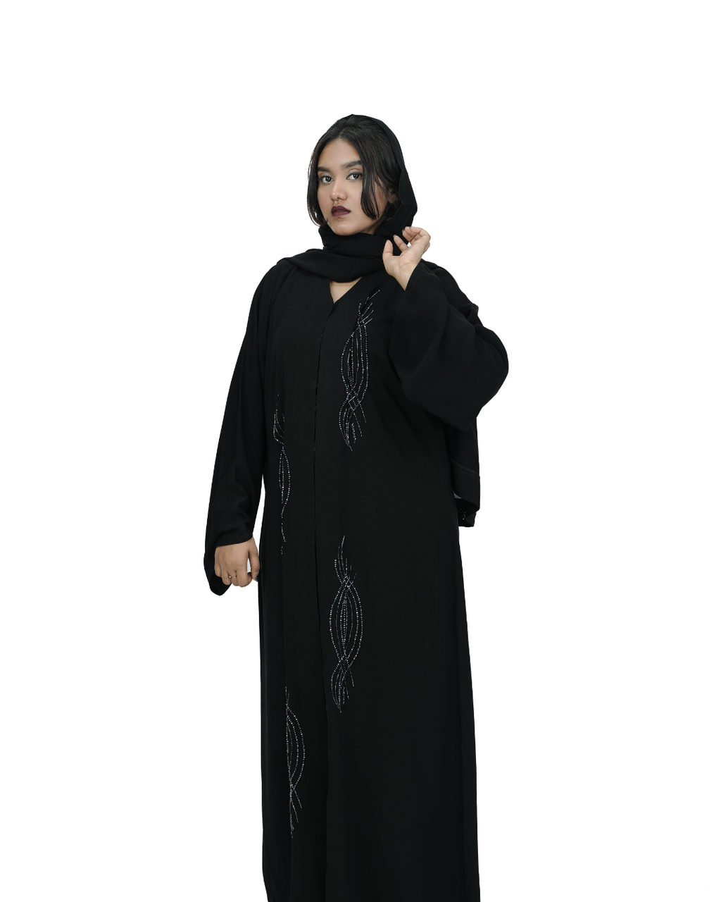 NEBULA WAVE ABAYA