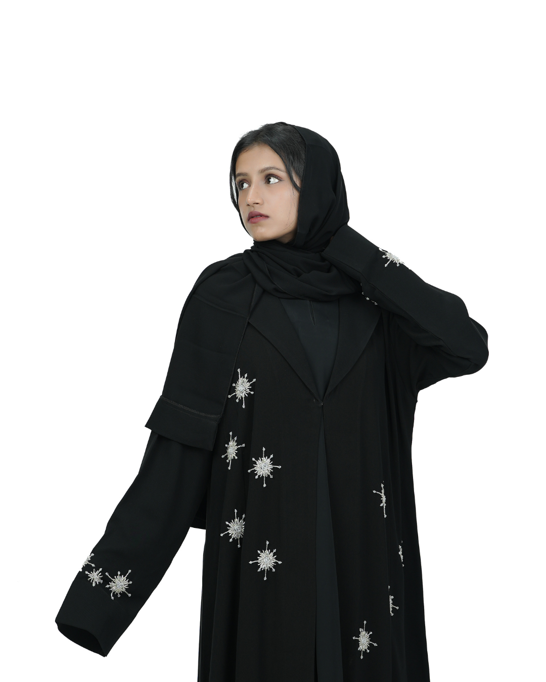 THE SHIMMERING STAR COAT ABAYA