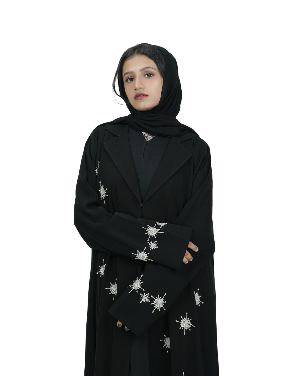 THE SHIMMERING STAR COAT ABAYA