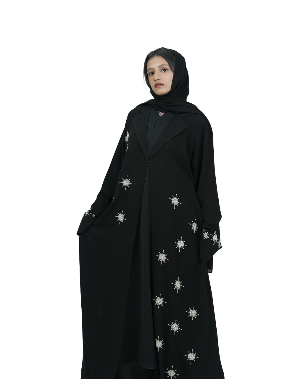 THE SHIMMERING STAR COAT ABAYA