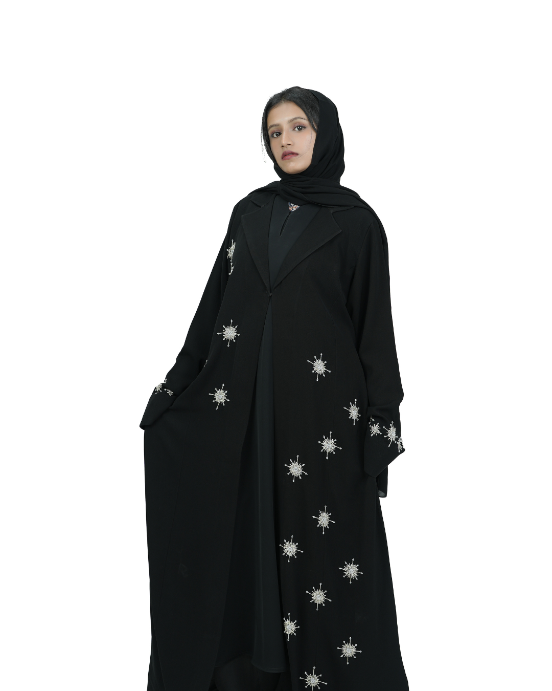 THE SHIMMERING STAR COAT ABAYA
