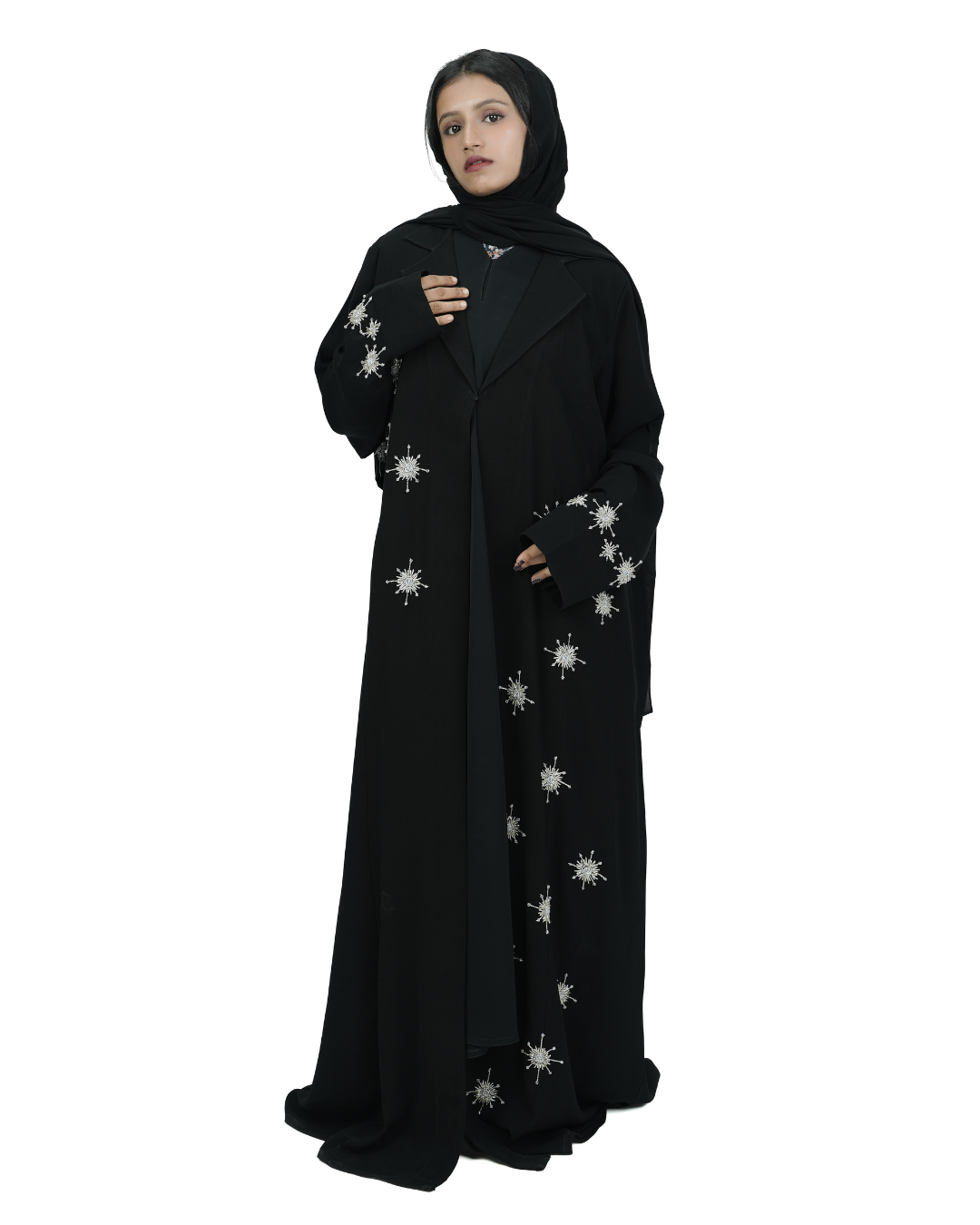 THE SHIMMERING STAR COAT ABAYA