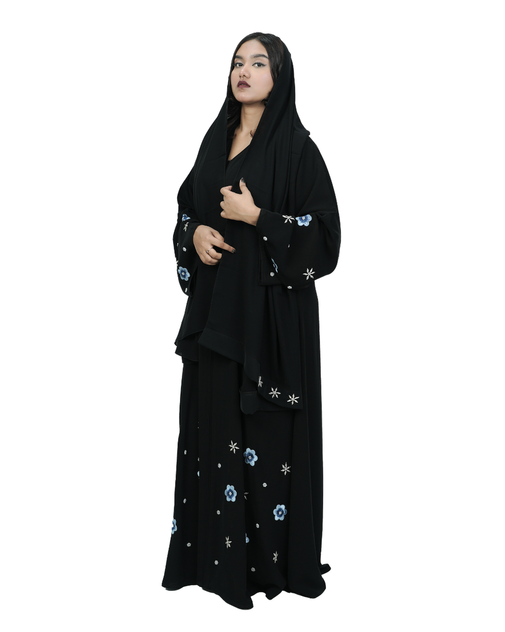THE BLUE MEADOW ABAYA