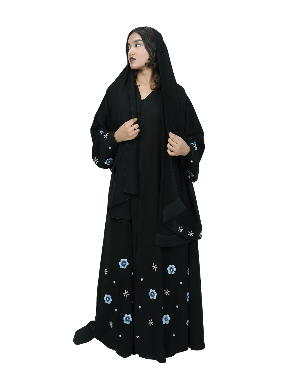 THE BLUE MEADOW ABAYA
