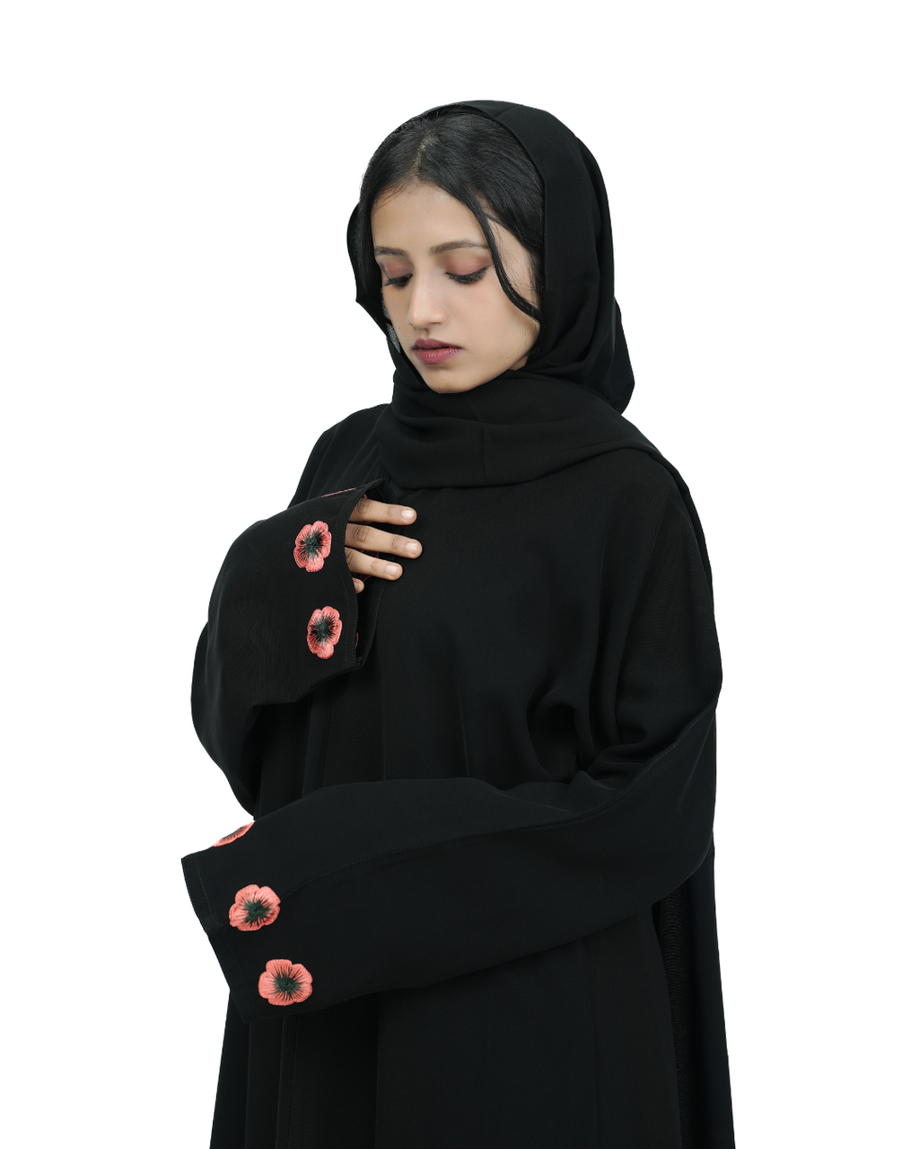 THE HIDDEN BLOOM ABAYA