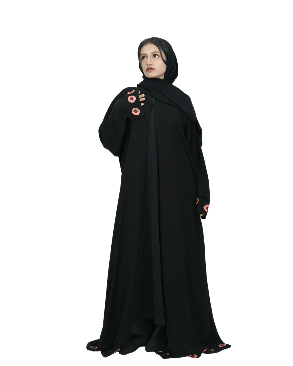 THE HIDDEN BLOOM ABAYA
