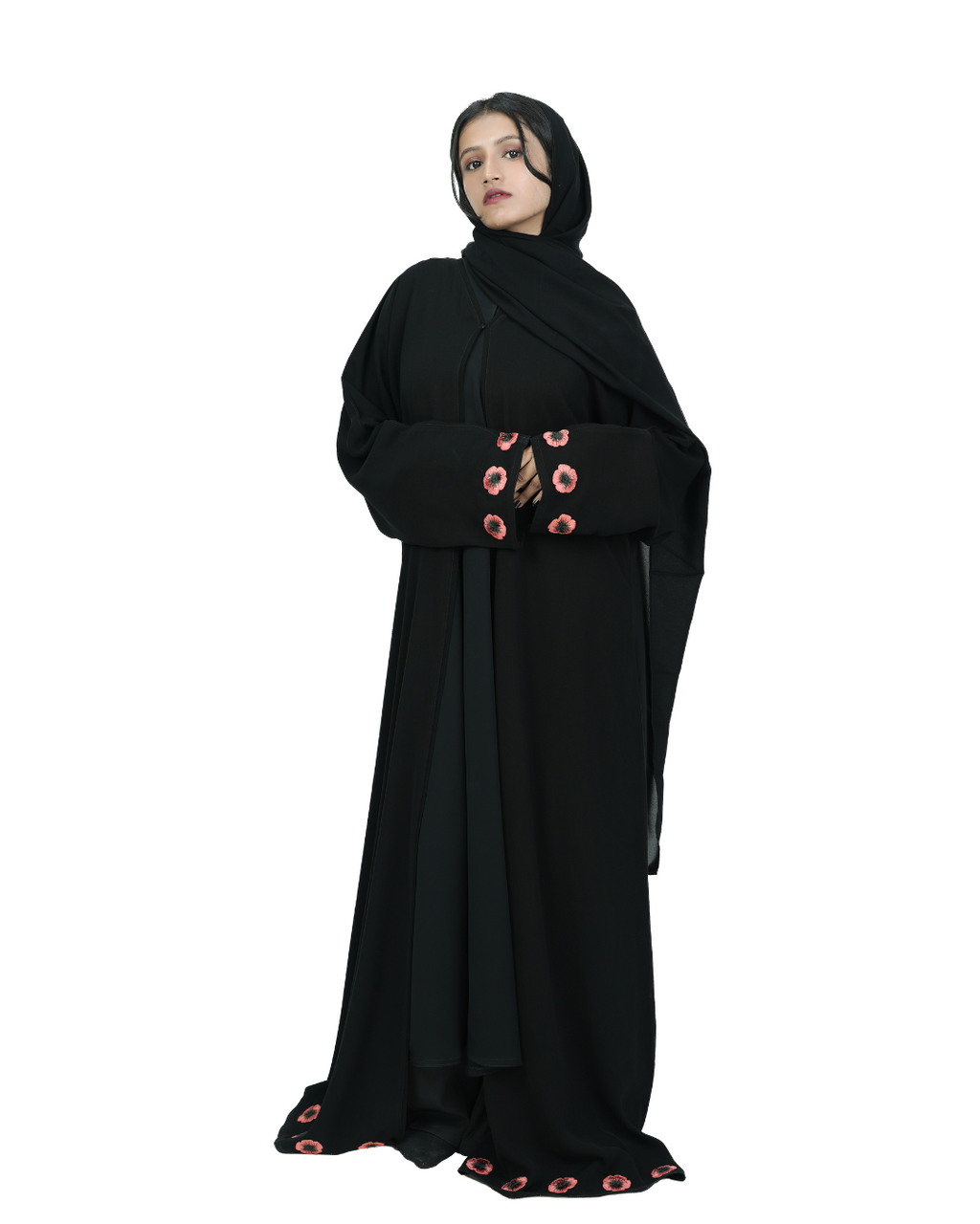 THE HIDDEN BLOOM ABAYA