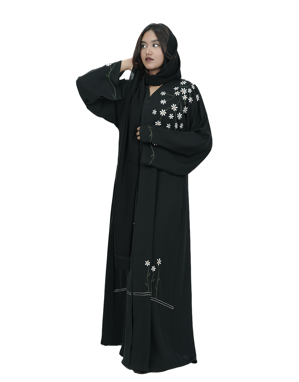 THE CASCADE DAISY ABAYA