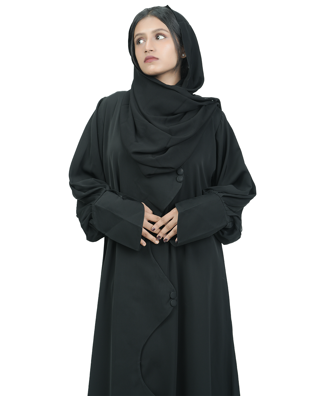 THE WAVE SILHOUETTE ABAYA