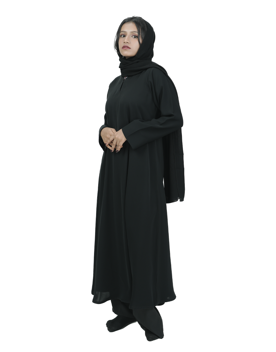 THE ESSENTIAL V NECK ABAYA