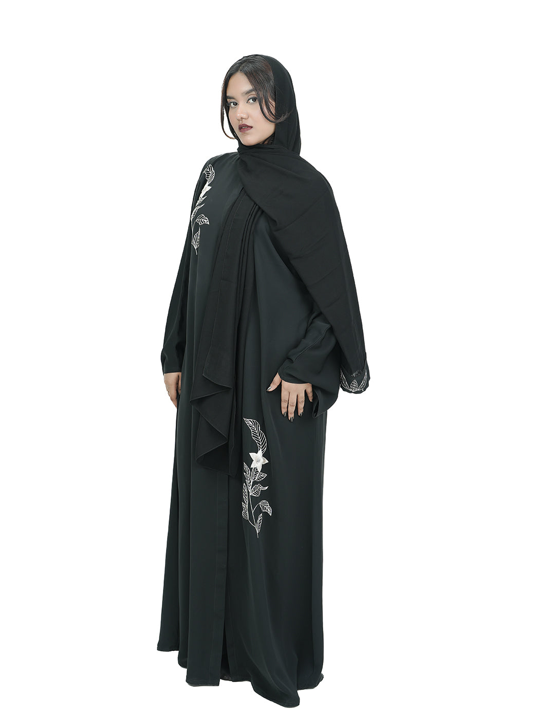 THE FLORA NOIR ABAYA