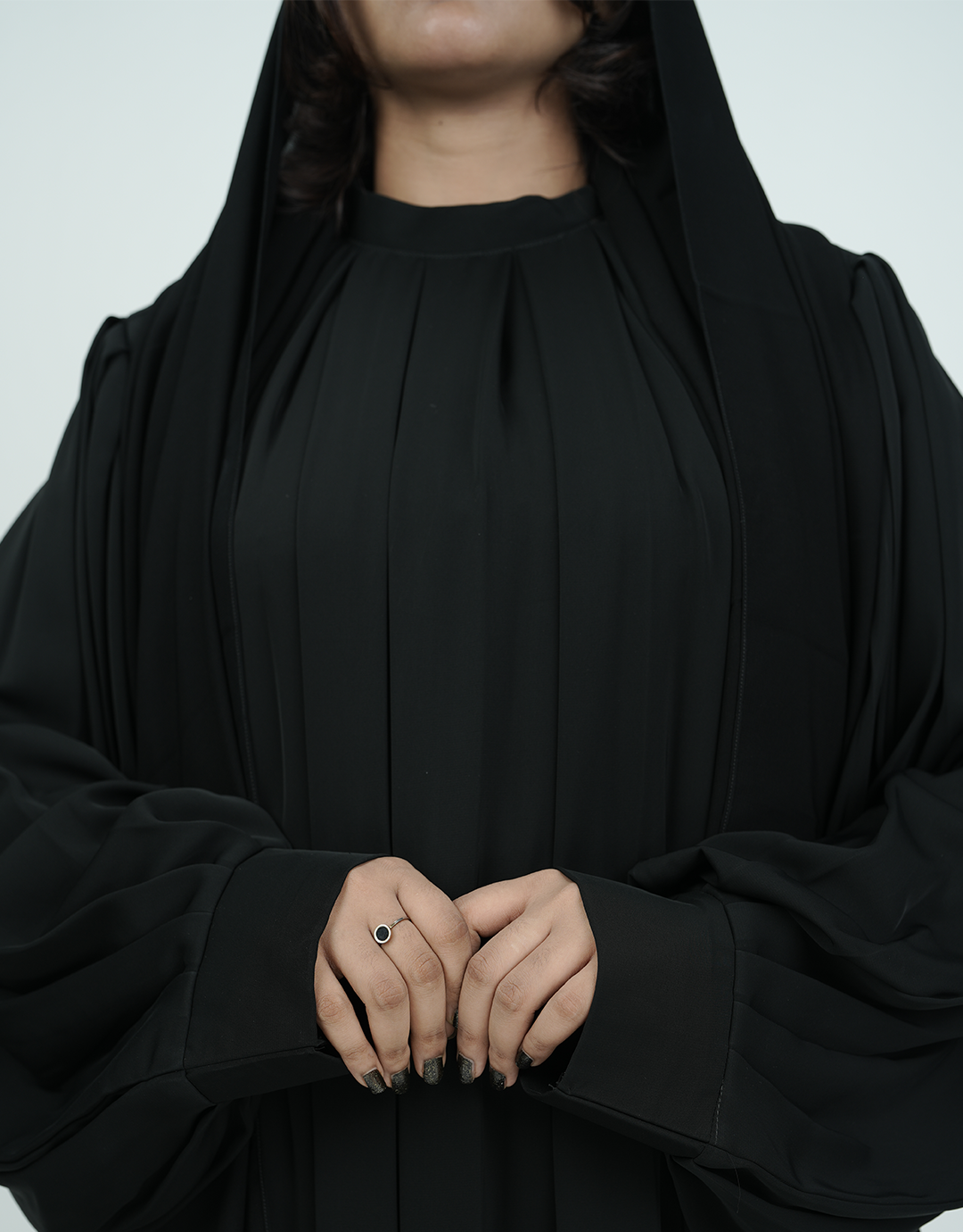 THE RIPPLE DRAPE ABAYA